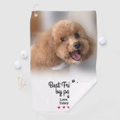 Serviette De Golf Photo de chien Meilleur ami Par Fun BFF Drôle Mode (En situation)