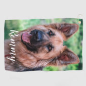Serviette De Golf Photo de chien - Photo de animal de compagnie Chie (Horizontal)