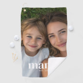Serviette De Golf Photo de maman (En situation)