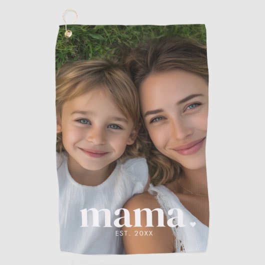 Serviette De Golf Photo de maman (Devant)