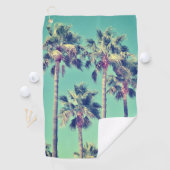 Serviette De Golf Photo de palmiers tropicaux (En situation)