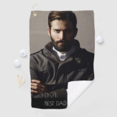 Serviette De Golf Photo du père (En situation)