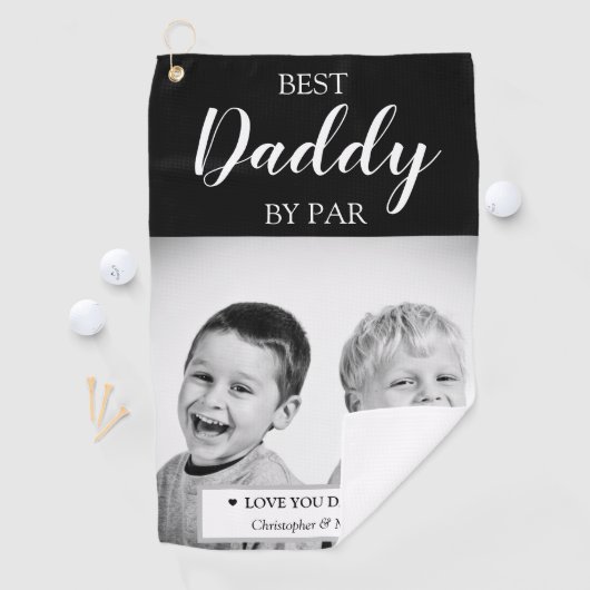 Serviette De Golf Photo Et Message Personnalisés Couverture Tête De  (En situation)