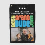 Serviette De Golf Photo Grand-Duc Grand-père (Devant)