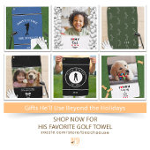 Serviette De Golf Photo I Love My Papa Golfer Name Custom
