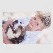 Serviette De Golf Photo personnalisée (Horizontal)