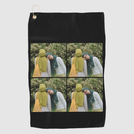 Serviette De Golf Photo personnalisée (Devant)