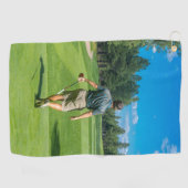 Serviette De Golf Photo personnalisée (Horizontal)