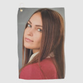 Serviette De Golf Photo personnalisée (Devant)