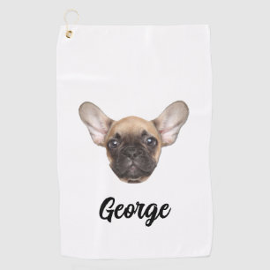Serviette De Golf Photo personnalisée Animal de compagnie Chien Chat