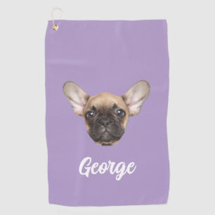 Serviette De Golf Photo personnalisée Animal de compagnie Chien Chat