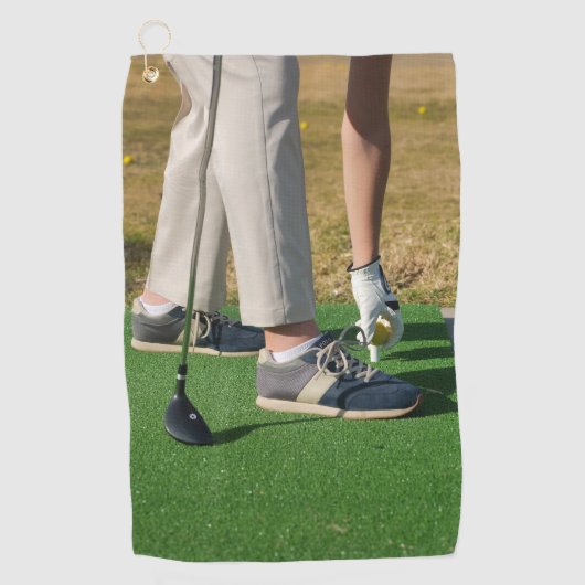 Serviette de golf photo personnalisée - Conception (Devant)