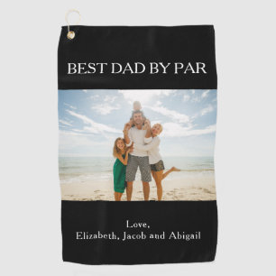 Serviette De Golf Photo personnalisée Meilleur jour par Par par jour