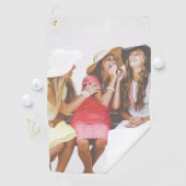 Serviette De Golf Photo personnalisée ou ajouter du texte (En situation)