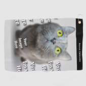 Serviette De Golf Photo PET ✨ Lovely Custom (Horizontal)