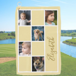 Serviette De Golf Photos de la famille des Modèles personnalisés Jau
