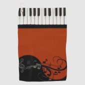 Serviette De Golf Piano (Devant)