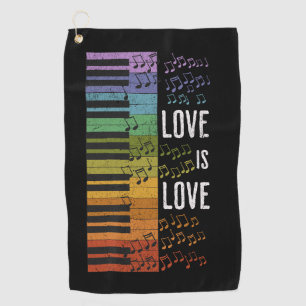 Serviette De Golf piano arc-en-ciel