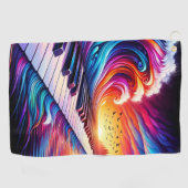 Serviette De Golf Piano Art (Horizontal)