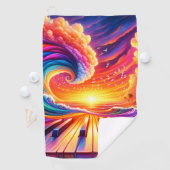 Serviette De Golf Piano Artwork (En situation)