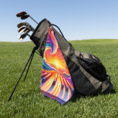 Serviette De Golf Piano Artwork (Vert)