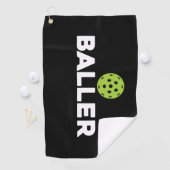 Serviette De Golf (Pickle)Baller Pickleball Microfibre Towne (En situation)