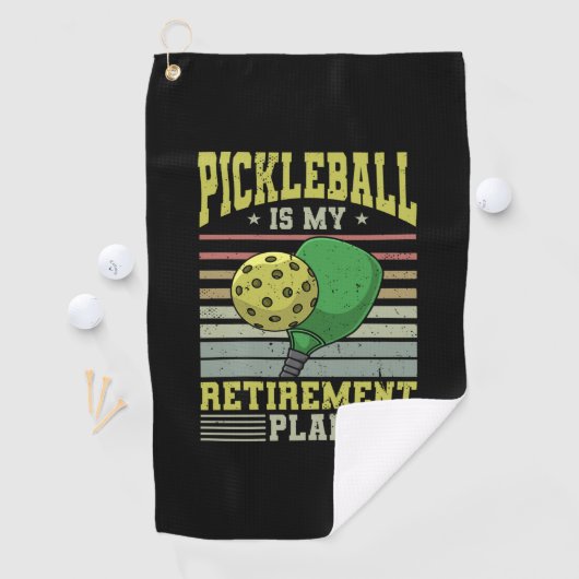 Serviette De Golf Pickleball (En situation)