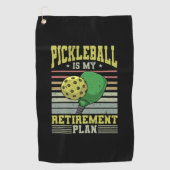 Serviette De Golf Pickleball (Devant)