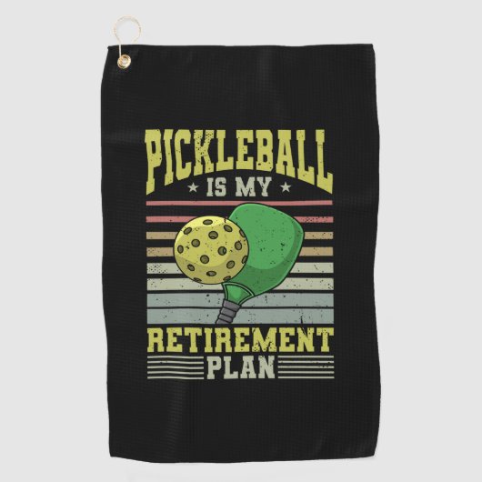 Serviette De Golf Pickleball (Devant)