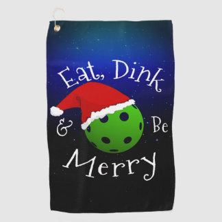 Serviette De Golf Pickleball de Noël