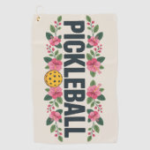 Serviette De Golf Pickleball Tropical Graphic Vacation Sport Serviet (Devant)