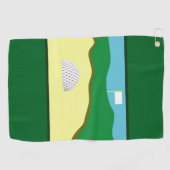 SERVIETTE DE GOLF PIÈCE DE BUNKER (Horizontal)