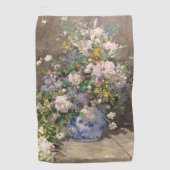 Serviette De Golf Pierre-Auguste Renoir Bouquet de printemps (Devant)