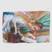 Serviette De Golf Pierre Auguste Renoir - Jeunes filles au piano (Horizontal)