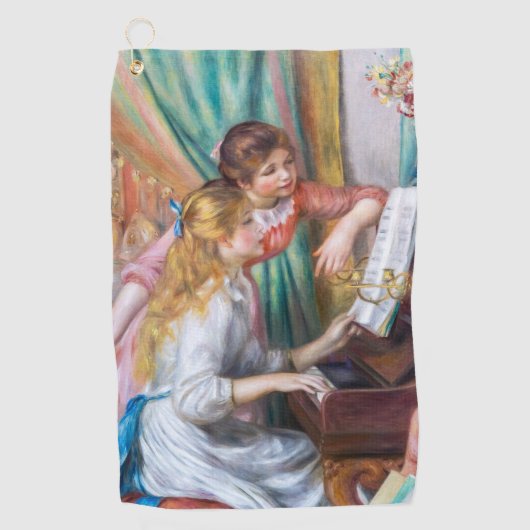 Serviette De Golf Pierre Auguste Renoir - Jeunes filles au piano (Devant)