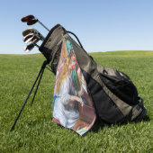 Serviette De Golf Pierre Auguste Renoir - Jeunes filles au piano (Vert)