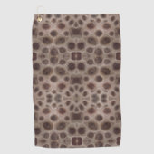 Serviette De Golf Pierre de Petoskey Michigan État fossile de pierre (Devant)