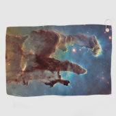 Serviette De Golf Piliers de création, Aigle Nebula Hubble Space (Horizontal)