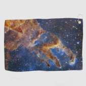 Serviette De Golf Piliers de création Aigle Nebula Webb Telescope (Horizontal)