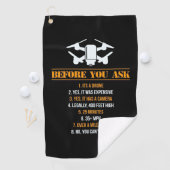 Serviette De Golf Pilote de Before You Ask (En situation)