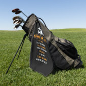 Serviette De Golf Pilote de Before You Ask (Vert)