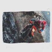 Serviette De Golf Pilote de vélo droit jetez l'oreiller (Horizontal)