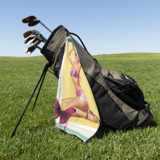 Serviette De Golf Pin (Vert)