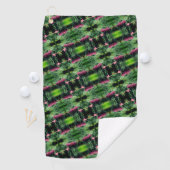 Serviette De Golf Pinecones miniatures - Gros plan sur Motif Abstrai (En situation)