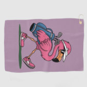 Serviette De Golf Ping Flamingo Golf Sunglasses Golf Lover  (Horizontal)