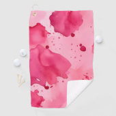 Serviette De Golf Pink on Pink Abstract  (En situation)