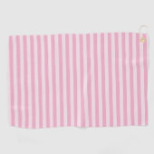 Serviette De Golf Pink Stripes Seamless Pattern (Horizontal)