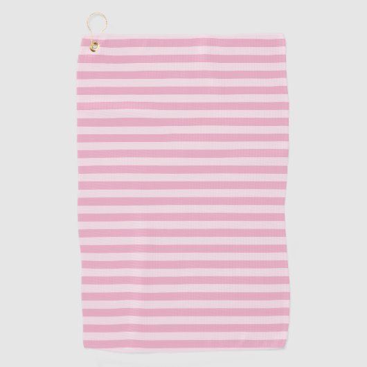 Serviette De Golf Pink Stripes Seamless Pattern (Devant)