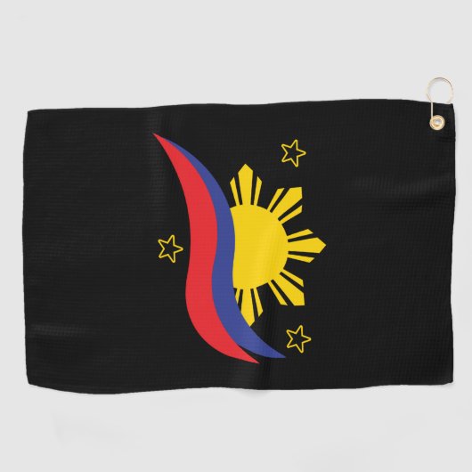 Serviette De Golf Pinoy Flag (Horizontal)