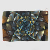 Serviette De Golf Pinwheel Art Abstrait (Horizontal)